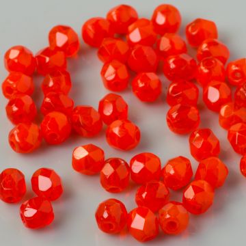 Fire Polish Opaque - Yellow (83120) 4mm