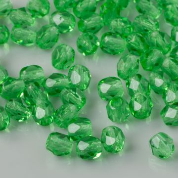 Fire Polish Prairie Green (50610) 4mm