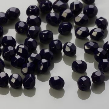 Fire Polish Navy Blue (33400) 4mm