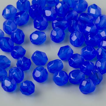 Fire Polish Opaque Blue (32020) 4mm