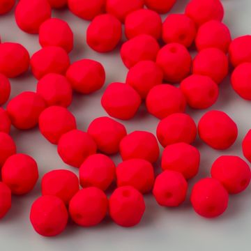 Fire Polish Neon - Red (25144AL) 4mm