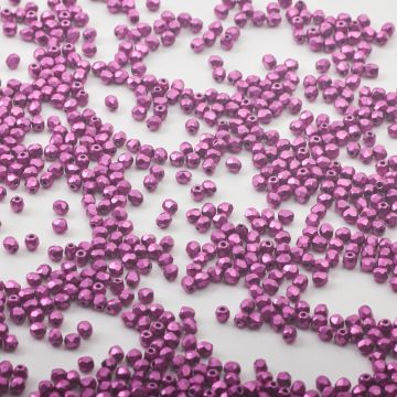 Firepolish - ColorTrends Sueded Gold Fuchsia Red (08A04)  2mm