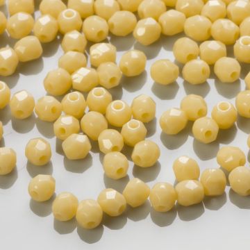 Fire Polish Opaque - Lt. Beige (13010) 3mm