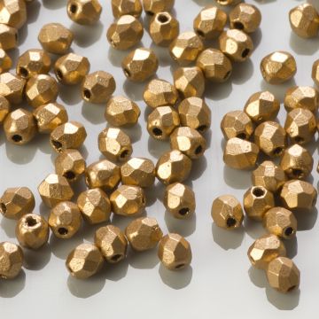 Fire Polish Matte Metallic Flax (K0171JT) 3mm