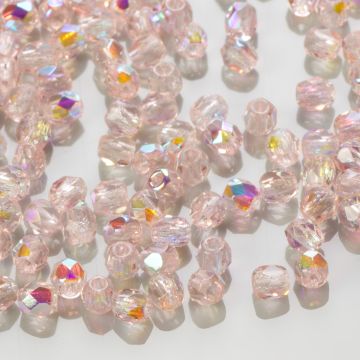 Fire Polish Rosaline AB (X70100) 3mm