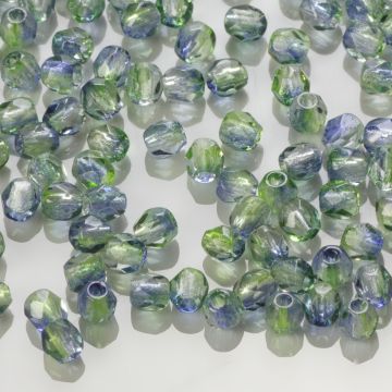 Fire Polish Dual Coated - Blueberry/Green Tea (48006CR) 3mm