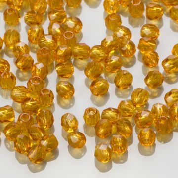 Fire Polish Dark Topaz (10080) 3mm