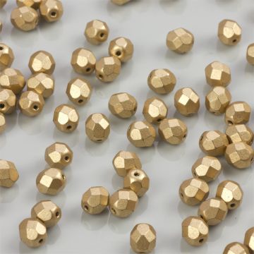 Fire Polish Matte - Metallic Flax (K0171JT) 6mm