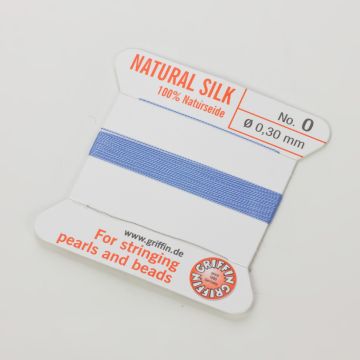 Nici jedwabne z igłą blue 0,3mm