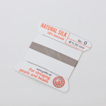 Nici jedwabne z igłą grey 0,3mm