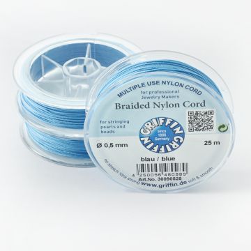 Griffin nylonowy sznurek do makramy blue 0,5mm