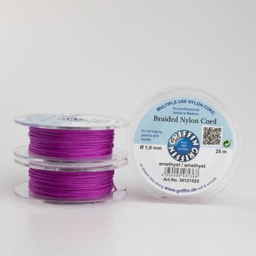 Griffin nylonowy sznurek do makramy amethyst 1mm