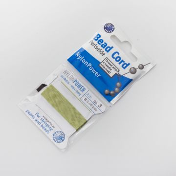 Nici Nylon Power z igłą jade green 0,5mm