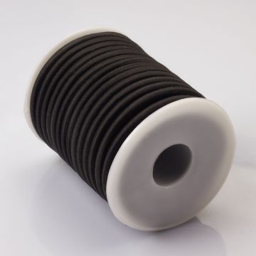 Tuba kauczukowa w oplocie 5mm czarna