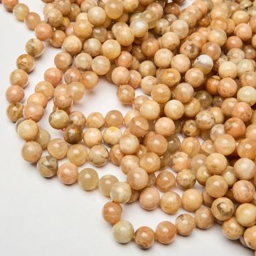 Kamień słoneczny kulka gładka 12mm