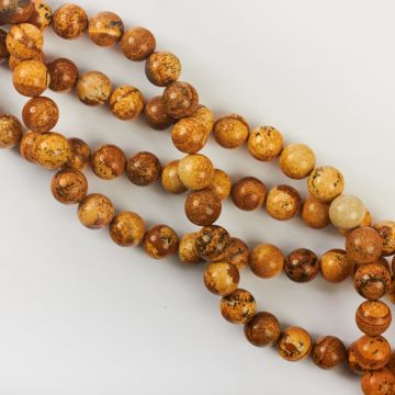 Jaspis krajobrazowy kulka gładka 10,5mm