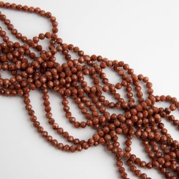 Piasek pustyni kulki fasetowane 4mm Piasek pustyni kulki fasetowane 4mm