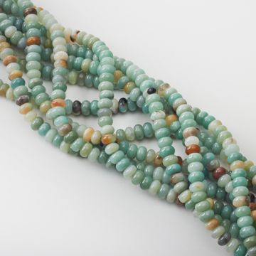 Amazonit oponka gładka 5x8mm