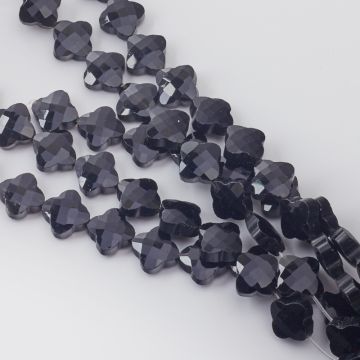 Onyks koniczynka marokańska fasetowana 13mm