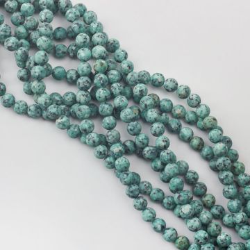 Jaspis zielony kulka matowa gładka 8mm