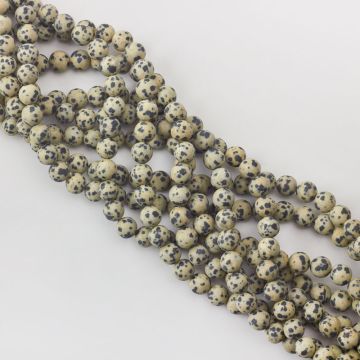 Jaspis dalmatyński kulka matowa 8mm