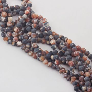 Agat karneolowy kulka matowa 8,5mm