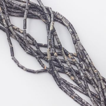 Jaspis słupek okrągły 13,5x4,5mm