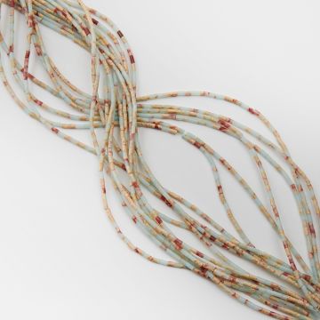 Jaspis cesarski słupek gładki 2x4mm