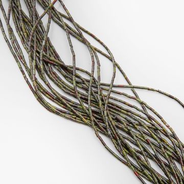 Jaspis smoczy słupek gładki 2x4,5mm