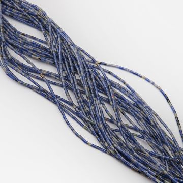 Jadeit niebieski słupek gładki 2x4,5mm