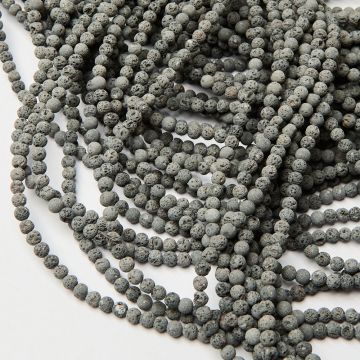 Lawa szara kulka gładka 4,5mm