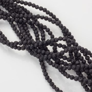 Lawa czarna matowa kulka 4,5mm