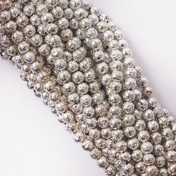 Lawa kulka platerowana srebrna 6,5mm