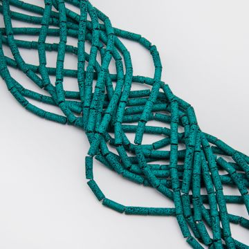 Lawa wulkaniczna lakierowana wałek ciemny zielony 4x13mm