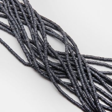 Lawa wulkaniczna lakierowana krążek grafitowy 4x2mm