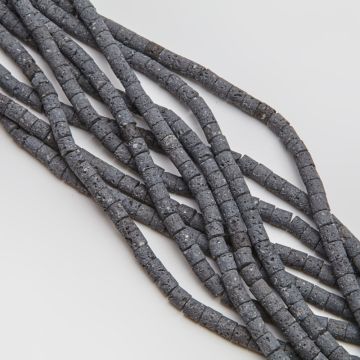 Lawa wulkaniczna walec gładki 6x6mm