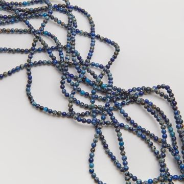 Jaspis cesarski kulka gładka granatowa 4,5mm