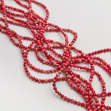 Jaspis cesarski kulka gładka czerwona 4,5mm