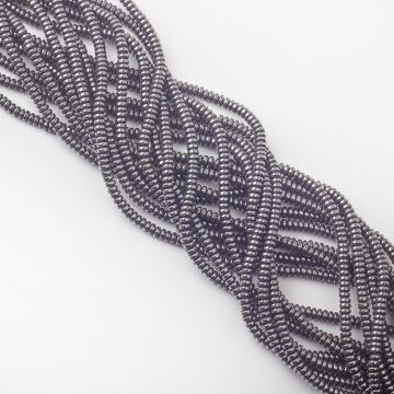 Hematyt platerowany dysk natural 2x4mm