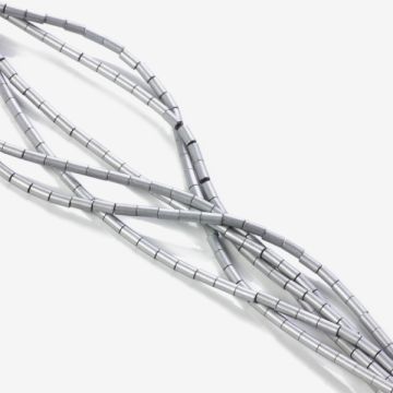Hemat yt platerowany walec mat silver 4x2mm