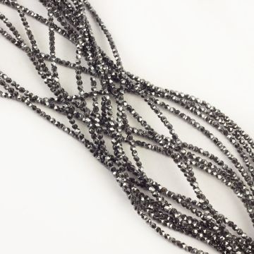 Hematyt platerowany kulka fasetowana 16cut natural 2,9mm