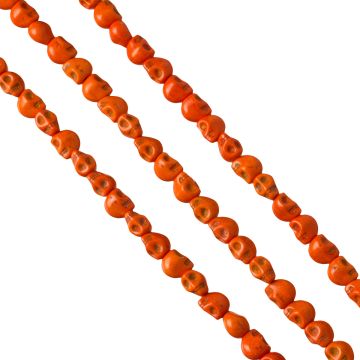 Howlit czaszka 9mm pomarańczowa