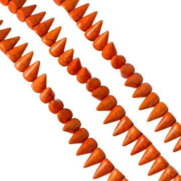 Howlit ćwiek pomarańczowy 8x10x16mm