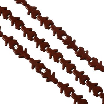 Howlit dziewczynka brązowa 15x22mm