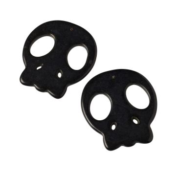 Howlit czacha zawieszka czarna 55x48mm