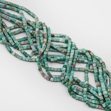 Amazonit rosyjski kostka gładka 4,5x4,5mm Amazonit rosyjski kostka gładka 4,5x4,5mm