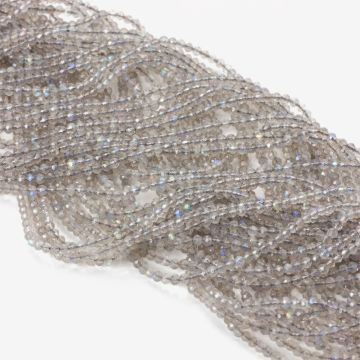 Labradoryt kulka fasetowana 2mm