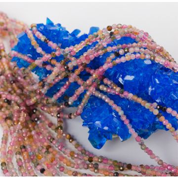 Turmalin kulka fasetowana 2mm