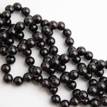 Granat kulka gładka 10mm