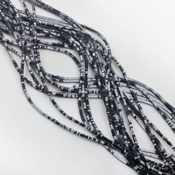 Hematyt kostka płaska natural 2x2mm